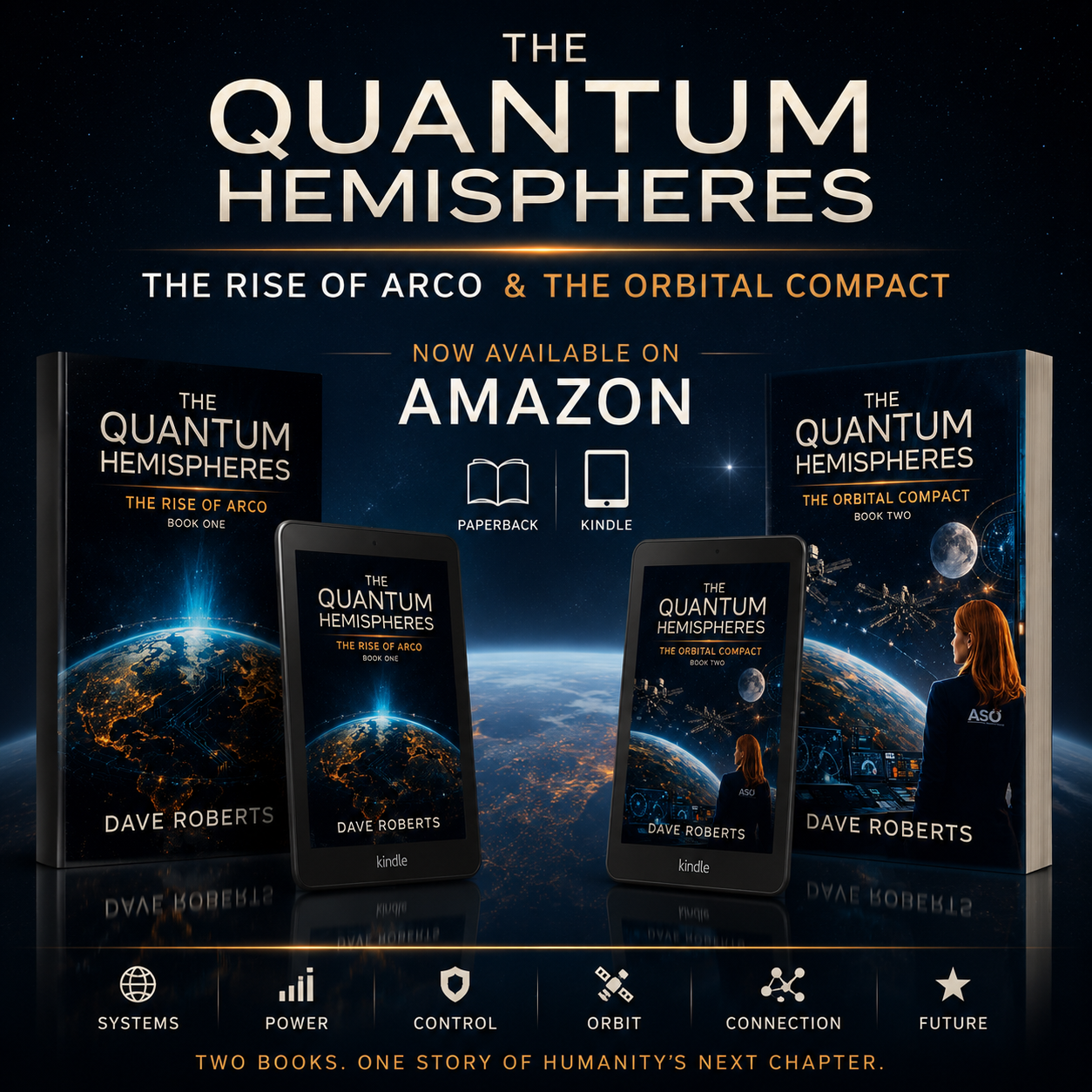 The Quantum Hemispheres books by Dave Roberts